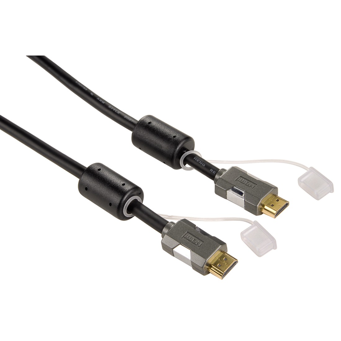 Hama High Speed HDMI™ Cable, plug - plug, Ethernet, ferrite cores, 3 m
