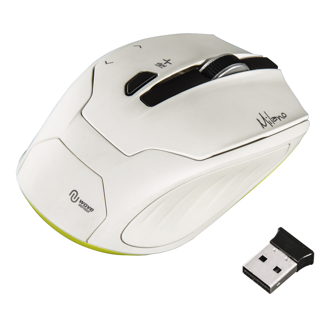 Hama "Milano" Compact Wireless Mouse, white