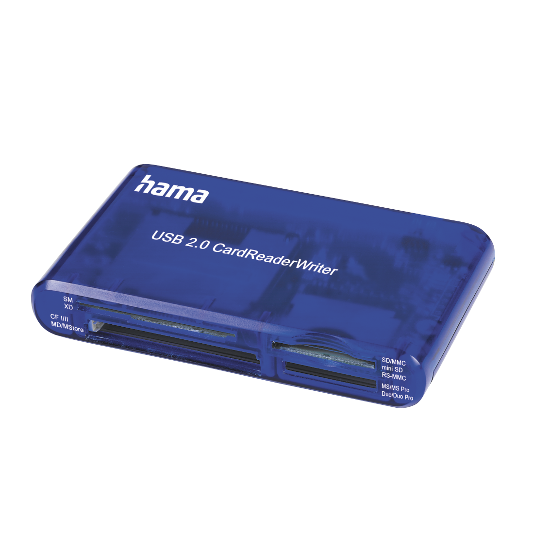 Hama "35in1" USB 2.0 Multi Card Reader, blue