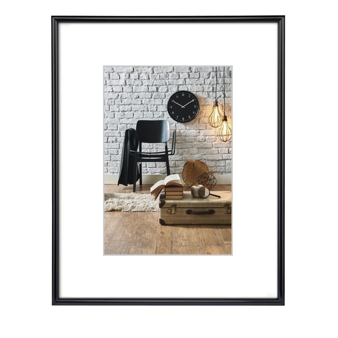 00066228 Hama "Sevilla" Plastic Frame, black, 40 x 60 cm