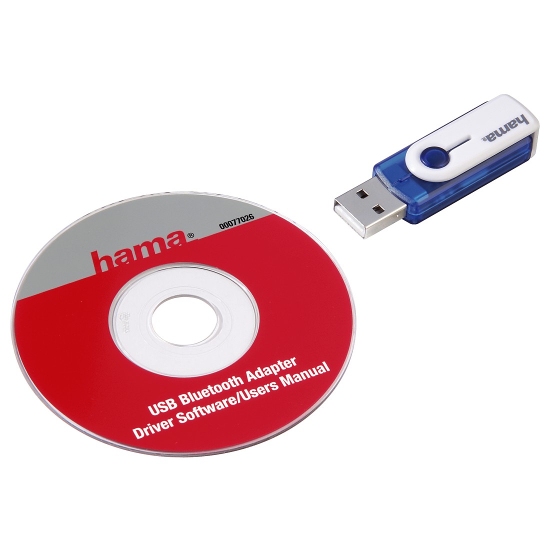 00077026 Hama Bluetooth® USB Adapter Class 2