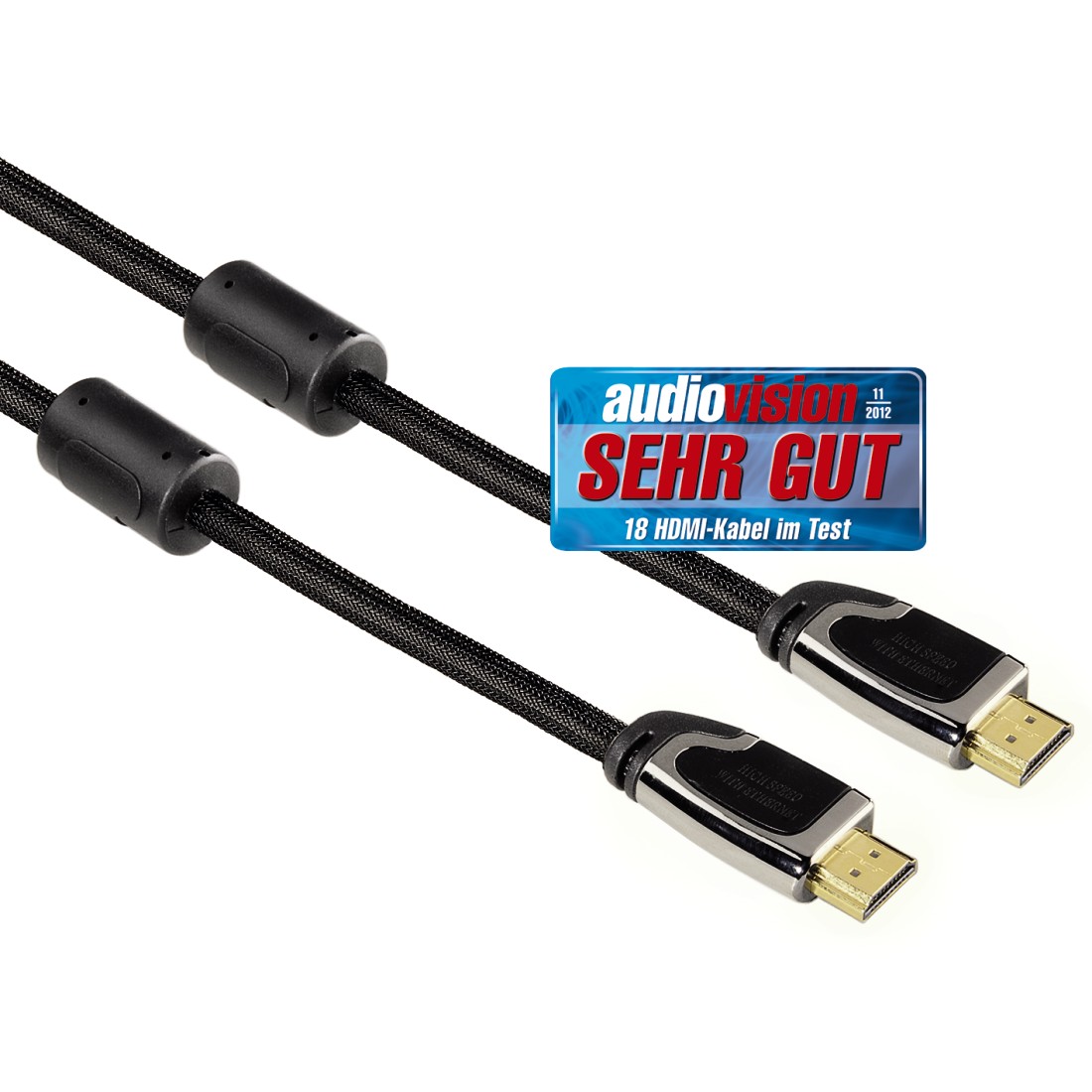 00083056 Hama High Speed HDMI™ Cable, plug - plug, ferrite, metal,  Ethernet, 1.5 m | hama.com