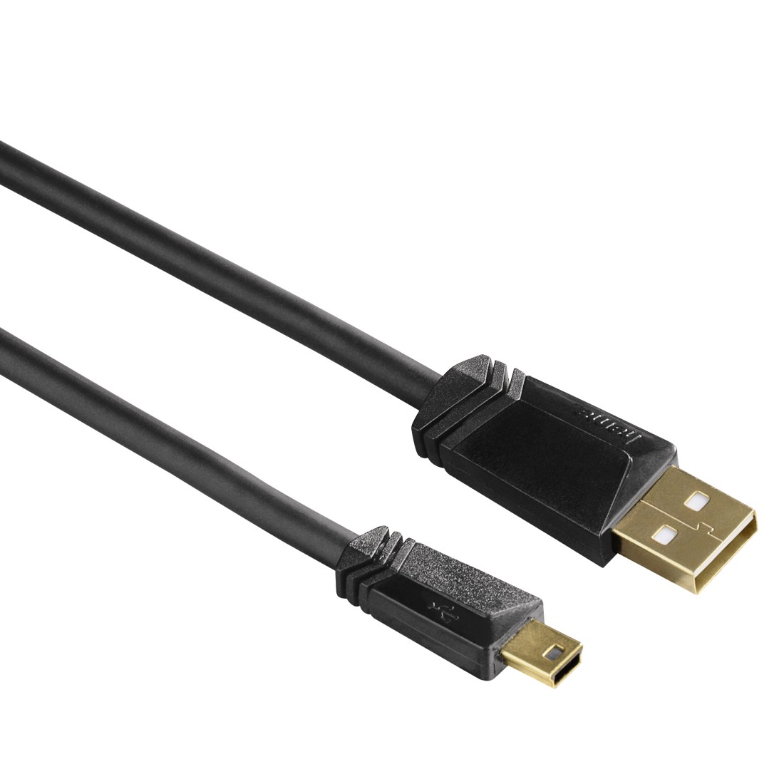 00122138 Hama USB 2.0 Cable, type A plug - type mini B plug, shielded, 1.5  m | hama.com