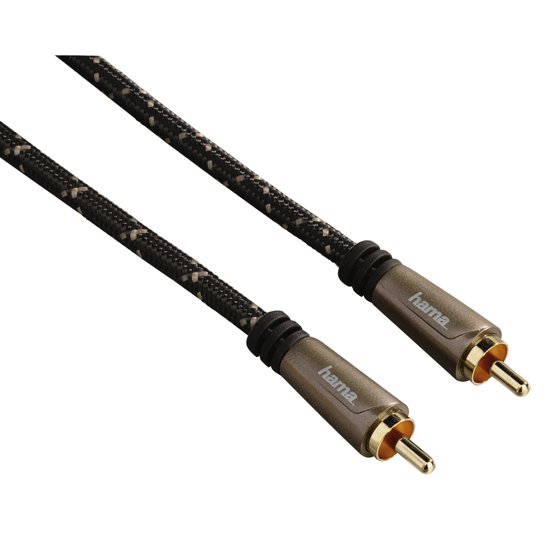 Audio Cable, RCA plug - RCA plug, digital, metal, gold-plated, 1.5 m | Hama