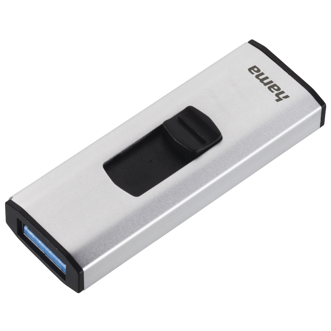 00124182 Hama "4Bizz" USB Stick, USB 3.0, 64 GB, 70 MB/s, silver/black