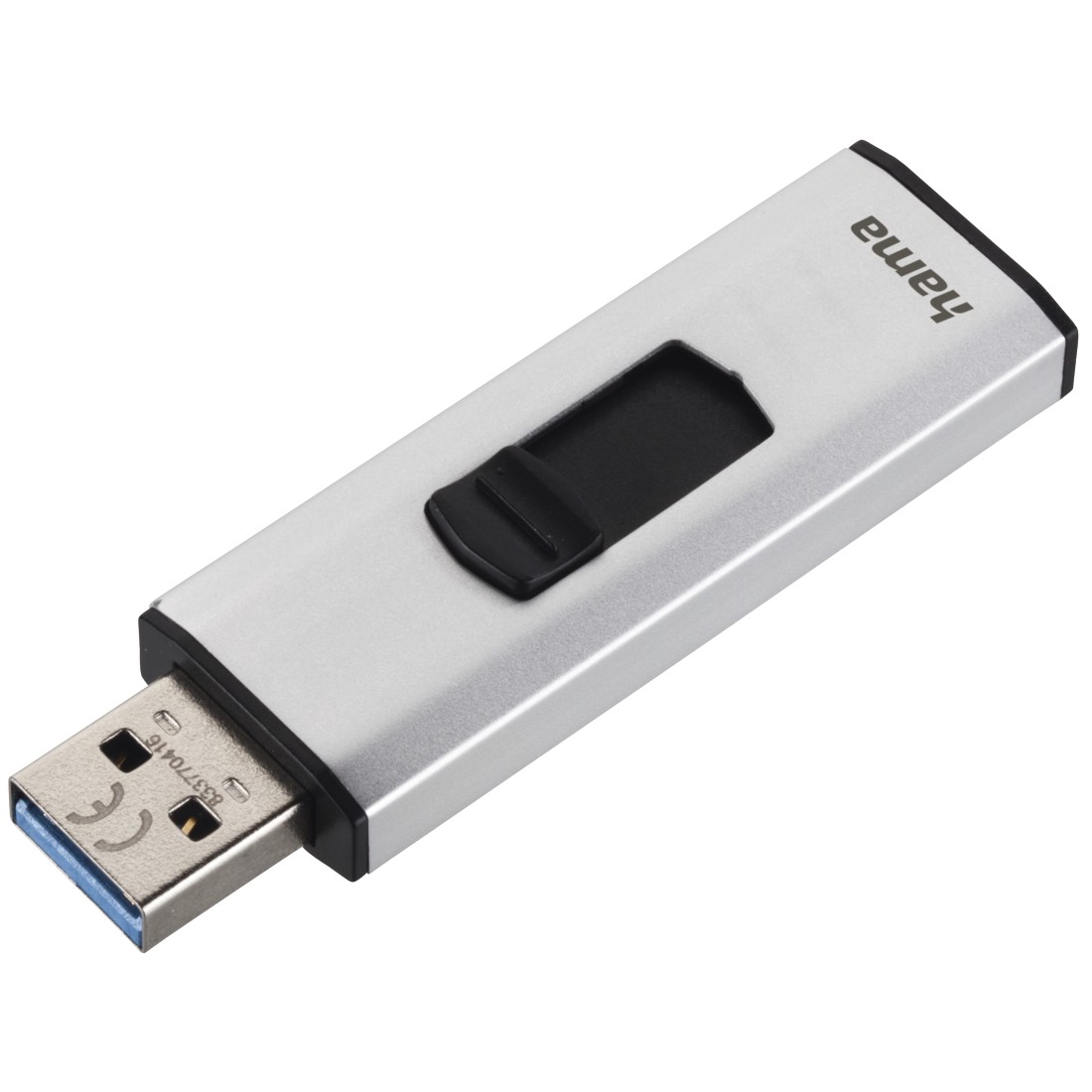 00124182 Hama "4Bizz" USB Stick, USB 3.0, 64 GB, 70 MB/s, silver/black
