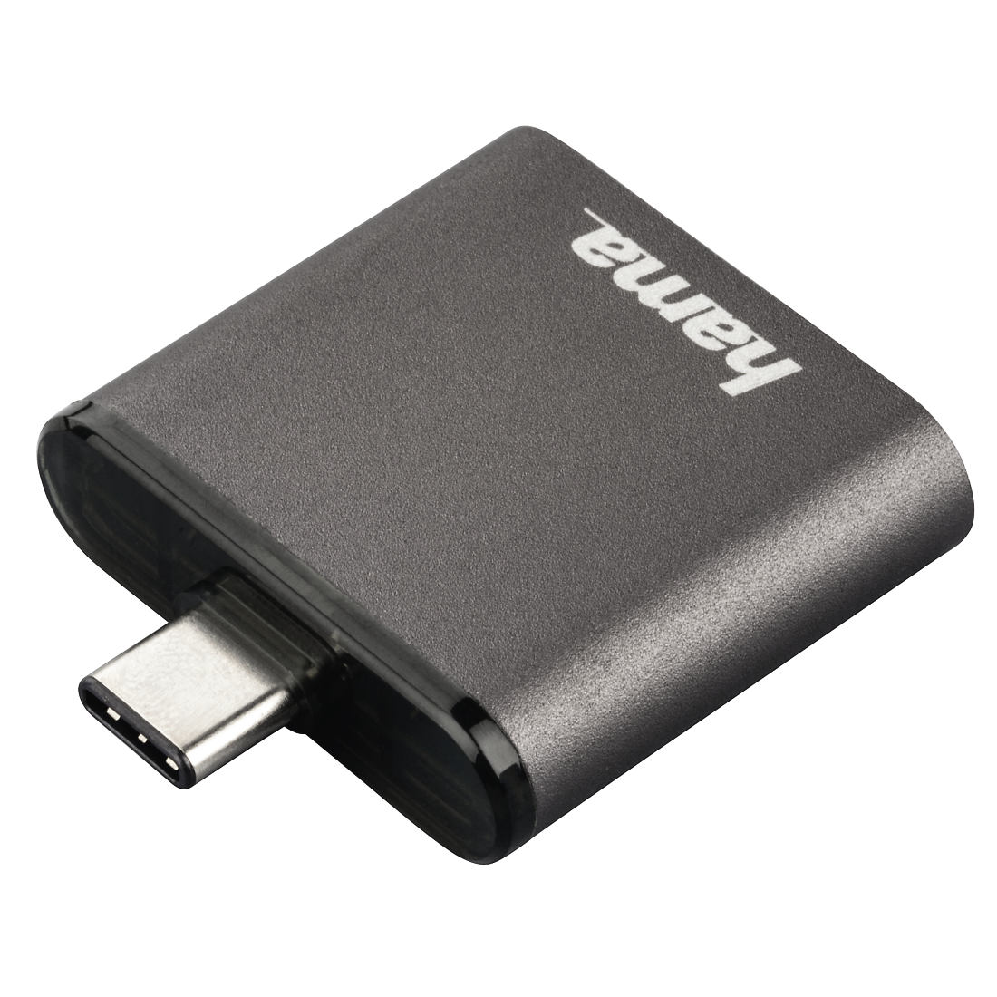 Hama USB 3.1 Type C UHS II OTG Card Reader, SD, grey