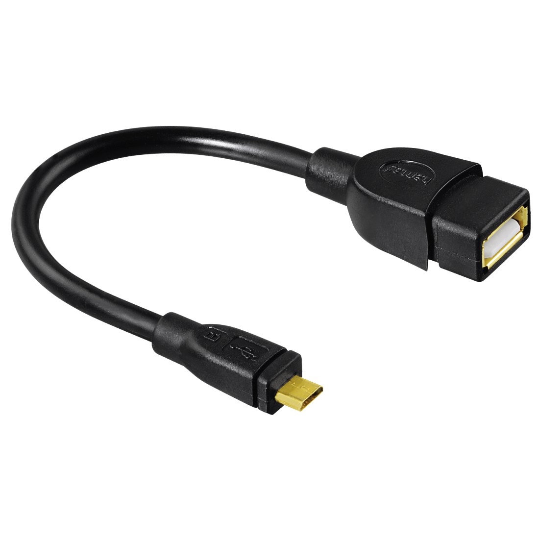 00133485 Hama USB 2.0 OTG Adapter Cable, Micro-Plug - A-Socket, 0.15 m |  hama.com