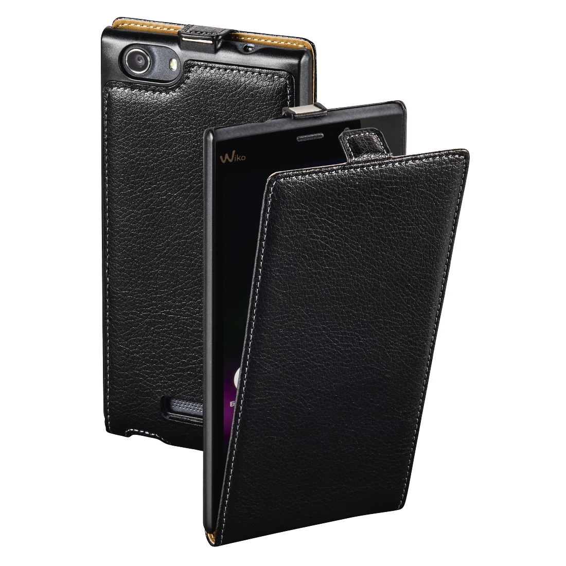00135471 Hama Flap-Tasche "Smart Case" für Wiko Ridge Fab 4G, Schwarz