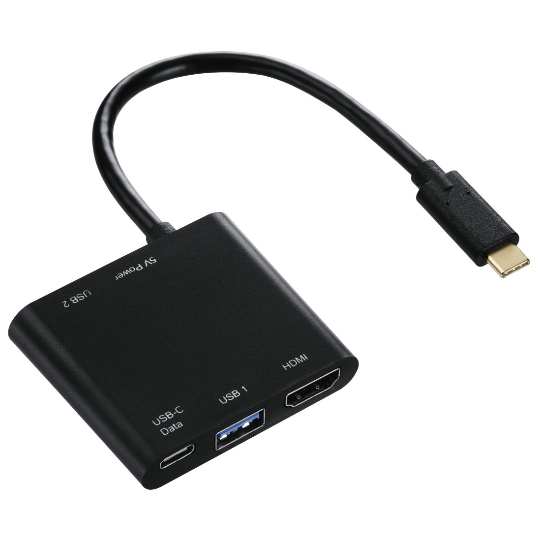 00135729 Hama 4-in-1 USB-C Multiport Adapter for 2x USB 3.1, HDMI™ and USB-C  (data)