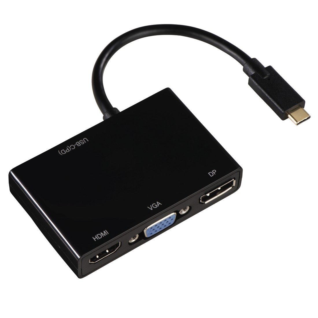 00135730 Hama 3-in-1 USB-C Adapter for VGA, HDMI™ or DisplayPort