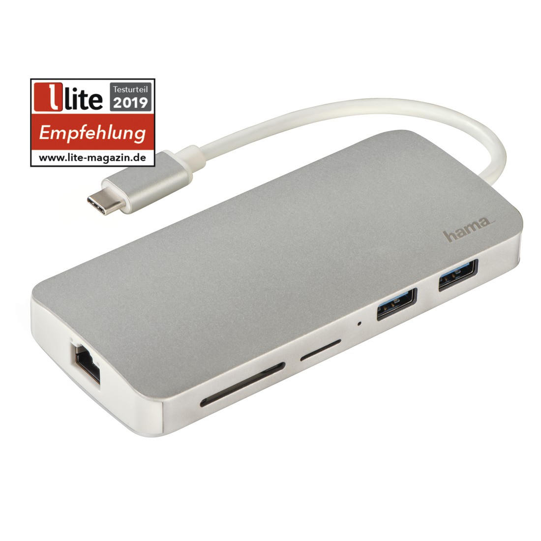 00135760 Hama 7-in-1 USB-C Docking Station for 2x USB 3.1, HDMI™, LAN, SD,  microSD, USB-C | hama.com