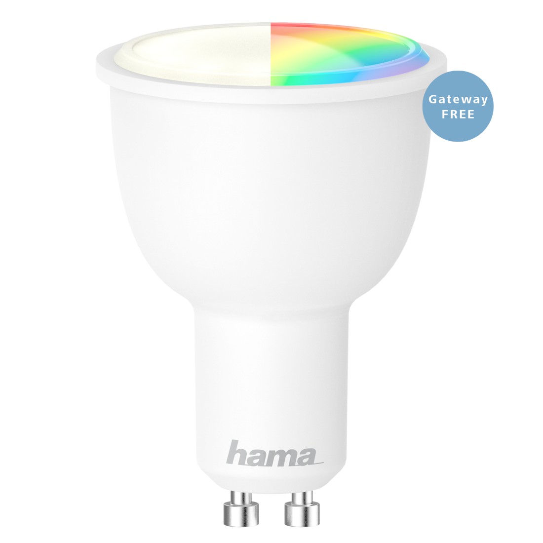 00176532 Hama WiFi-LED Light, GU10, 4.5W, RGB, can be dimmed | hama.com