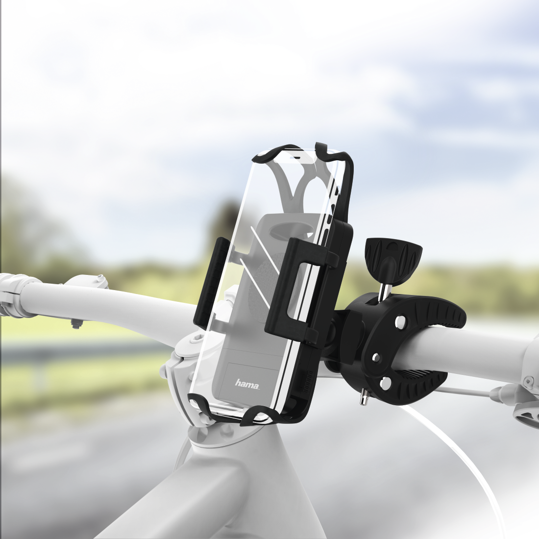 00178251 Hama Universal Smartphone Bike Holder for devices with a width  between 5 to 9 cm