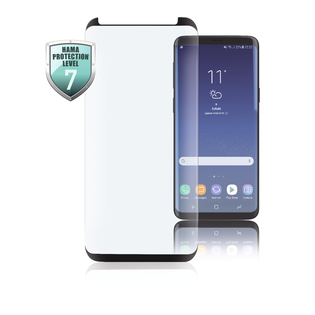 00178889 Hama Full-screen protective glass for Samsung Galaxy S8, black |  hama.com
