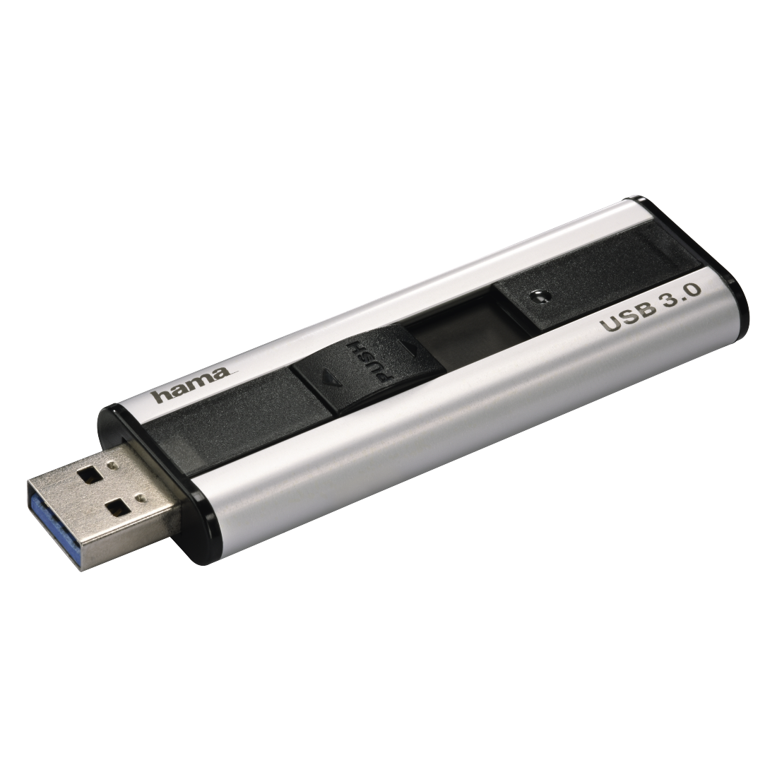 Hama "Pro+" FlashPen, USB 3.0, 64 GB, 100 MB/s, silver