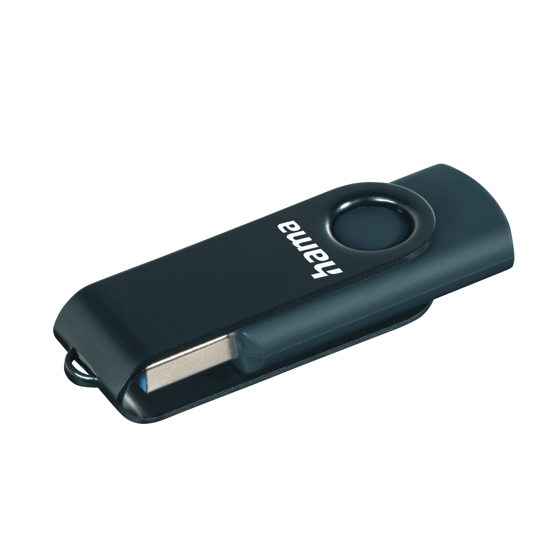 00182464 Hama "Rotate" USB Stick, USB 3.0, 64 GB, 70 MB/s, petrol blue