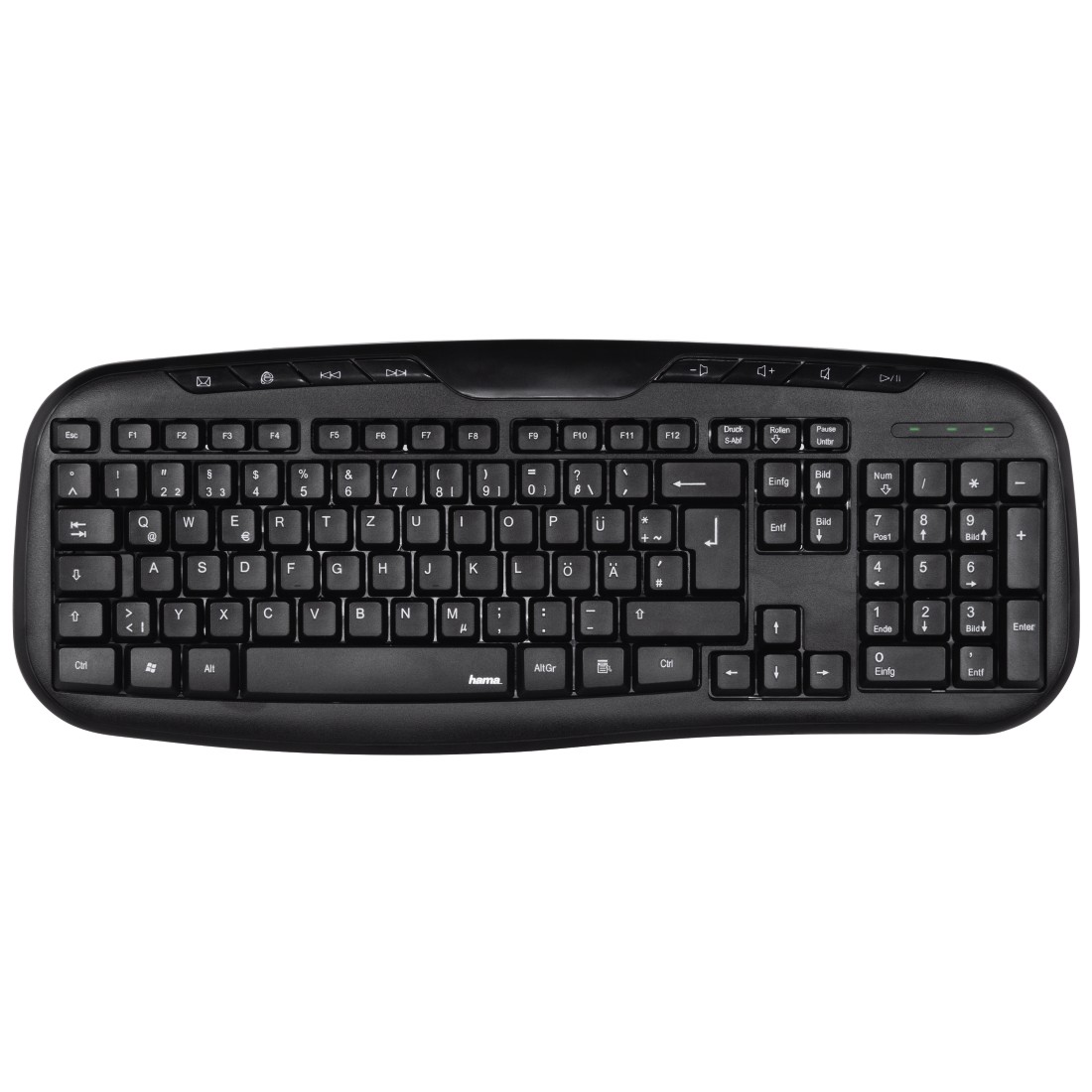 00182662 Hama "Cellino" Media Keyboard, black