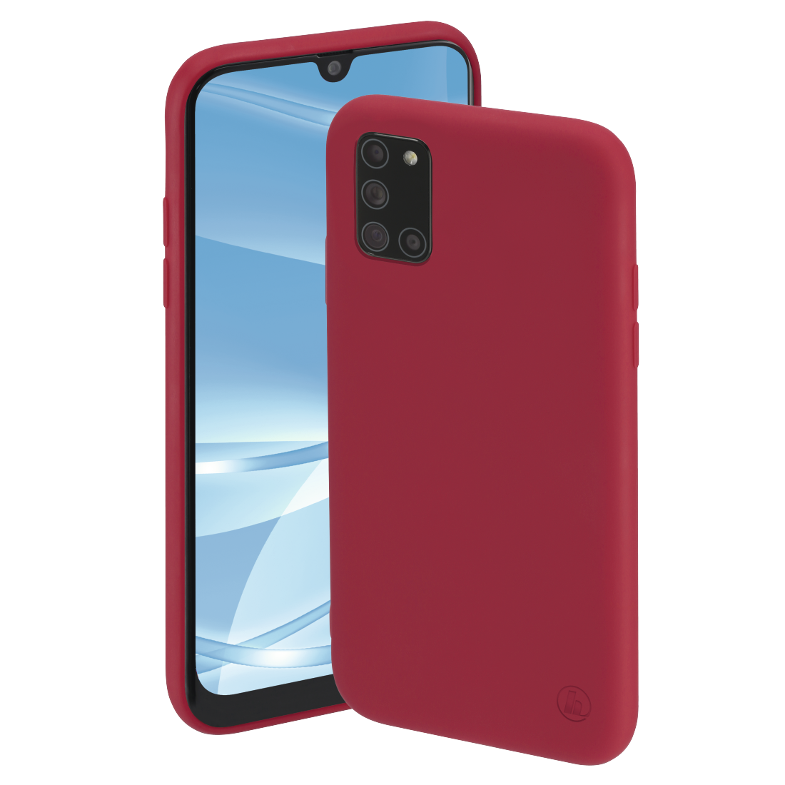 00195301 Hama "Finest Feel" Cover for Samsung Galaxy A31, red