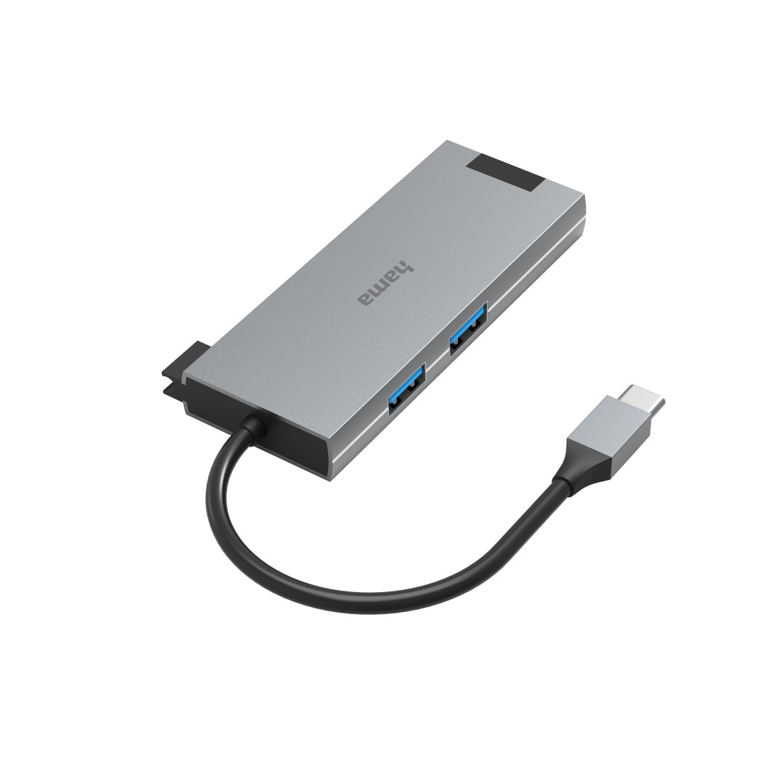 00200109 Hama USB-C Hub, Multiport, 5 Ports, 2 x USB-A, USB-C, HDMI™,  LAN/Ethernet