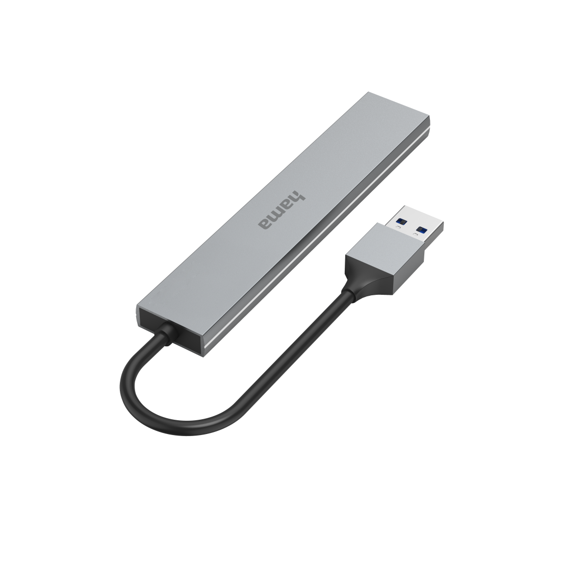 00200114 Hama USB Hub, 4 Ports, USB 3.0, 5 Gbit/s, alu, Ultra-Slim |  hama.com