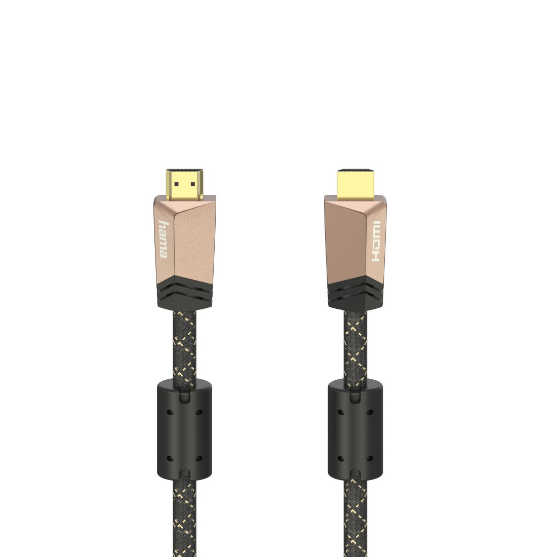 00205025 Hama Premium HDMI™ cable with Ethernet, plug - plug, ferrite,  metal, 1.5 m | hama.com
