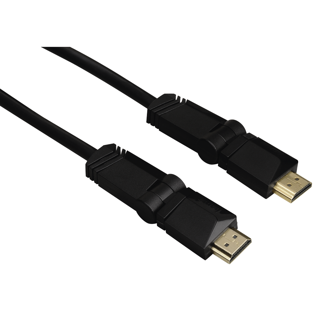 75122110 Hama High Speed HDMI™ Cable, plug - plug, rotation, gold-plated,  Ethernet, 1.5 m | hama.com